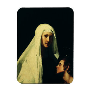 Saint  Frances of Rome by Giovanni Antonio Galli Magnet