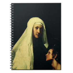 Saint  Frances of Rome by Giovanni Antonio Galli Notebook