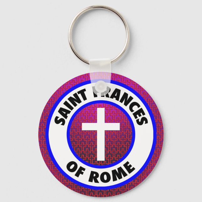 Saint Frances of Rome Key Ring (Front)