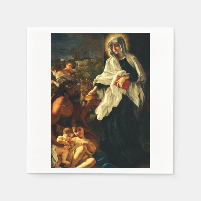 Saint Frances of Rome Napkin (Front)