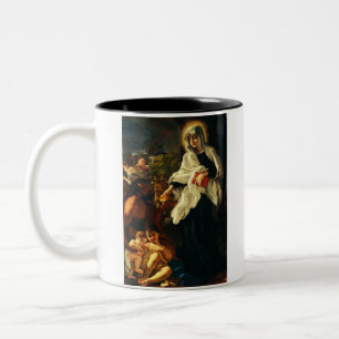 Saint Frances of Rome Two-Tone Coffee Mug