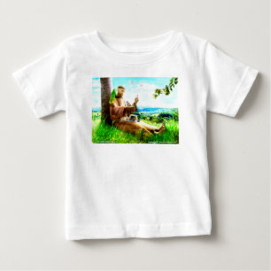 Saint Francis and the sermon-preaches to the birds Baby T-Shirt