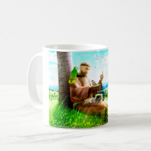 Saint Francis and the sermon-preaches to the birds Coffee Mug