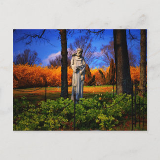Saint Francis at the Old Lynchburg Cemetery Postcard
