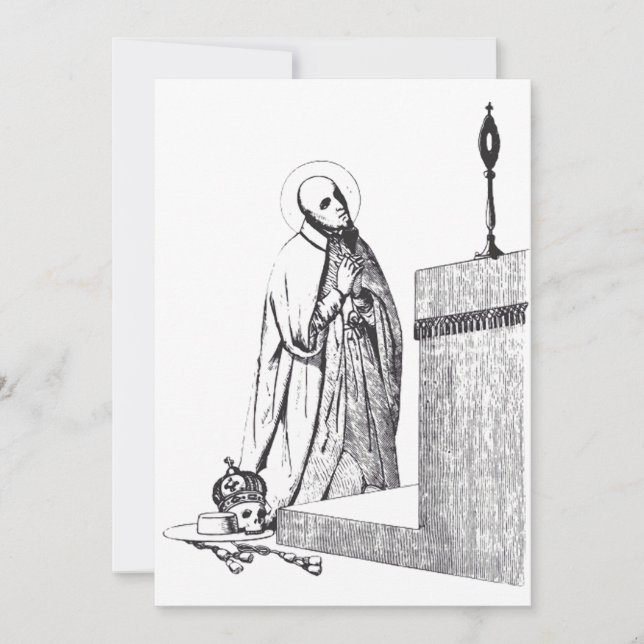 Saint Francis Borgia Duke of Gandía Invitation (Front)