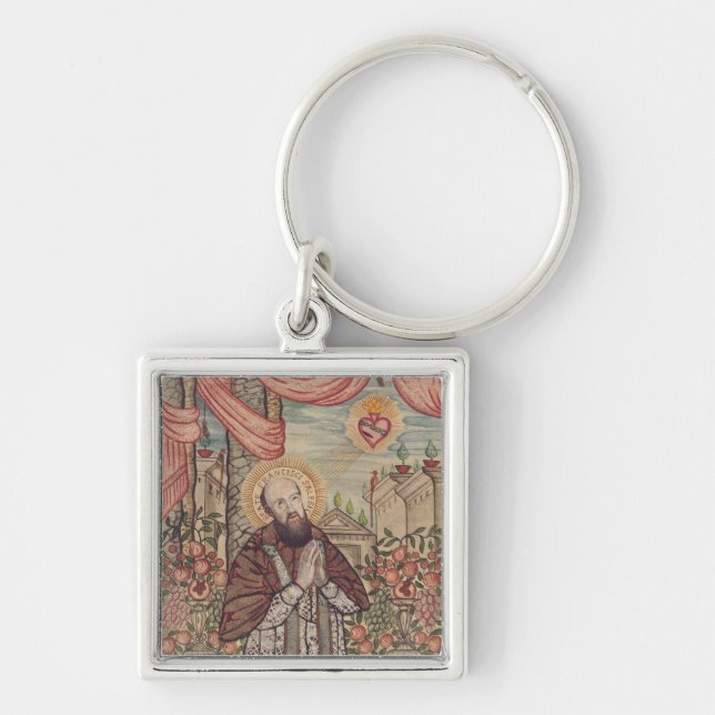 Saint Francis de Sales Bishop of Geneva Key Ring (Front)