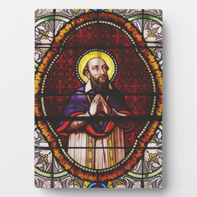 Saint Francis de Sales Bishop of Geneva Plaque (Front)