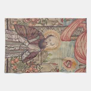 Saint Francis de Sales Bishop of Geneva Tea Towel