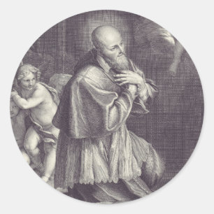 Saint Francis de Sales Doctor of the Church Classic Round Sticker
