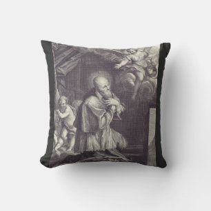 Saint  Francis de Sales Doctor of the Church Cushion