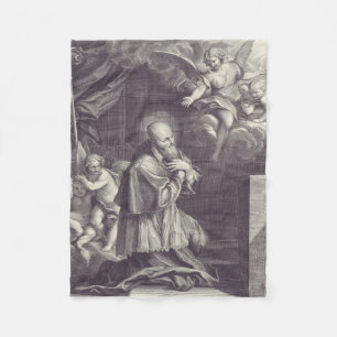 Saint Francis de Sales Doctor of the Church Fleece Blanket