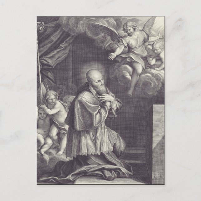 Saint  Francis de Sales Doctor of the Church Postcard (Front)