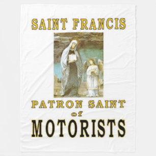 SAINT FRANCIS FLEECE BLANKET