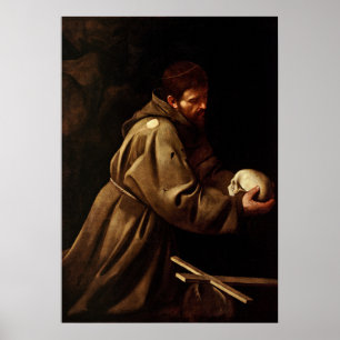 Saint Francis in Prayer Poster