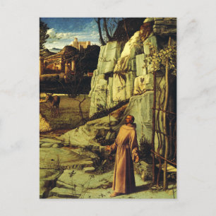 Saint Francis in the Desert by Giovanni Bellini  Postcard