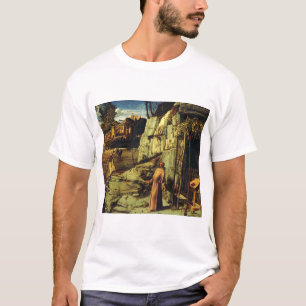 Saint Francis in the Desert by Giovanni Bellini T-Shirt
