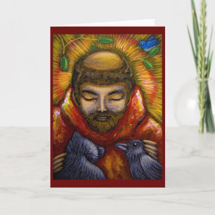 SAINT FRANCIS OF ASSISI & ANIMALS 2 CUSTOMIZE CARD
