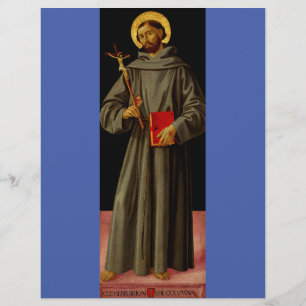 Saint Francis of Assisi by Antoniazzo Romano Flyer