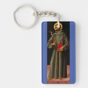 Saint Francis of Assisi by Antoniazzo Romano Key Ring