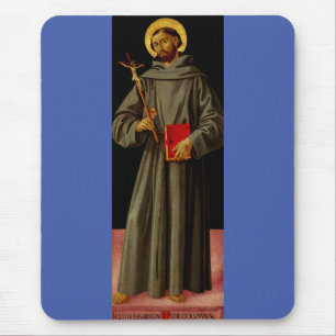 Saint Francis of Assisi by Antoniazzo Romano Mouse Pad