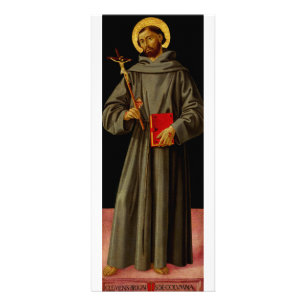 Saint Francis of Assisi by Antoniazzo Romano Rack Card