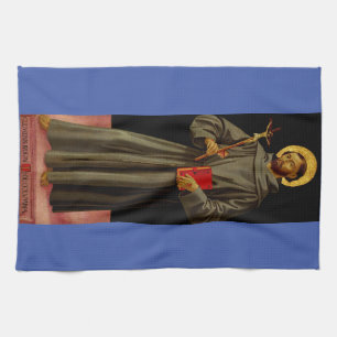 Saint Francis of Assisi by Antoniazzo Romano Tea Towel