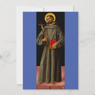 Saint Francis of Assisi by Antoniazzo Romano Thank You Card