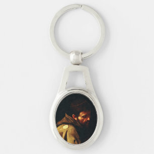Saint Francis of Assisi by Caravaggio  Key Ring