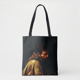 Saint Francis of Assisi by Caravaggio Tote Bag
