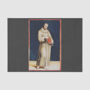 Saint Francis of Assisi by Raphael Renaissance Art Tissue Paper