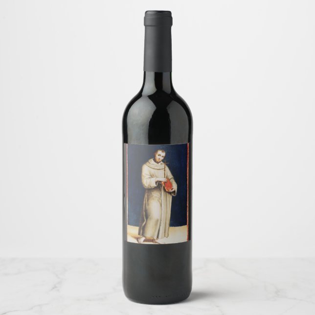 Saint Francis of Assisi by Raphael Wine Label (Front)