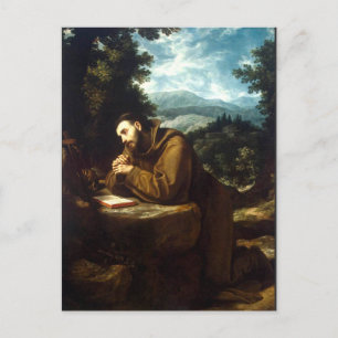 Saint Francis of Assisi Catholic Friar Postcard