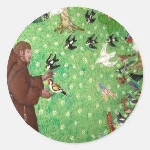 Saint Francis of Assisi Classic Round Sticker