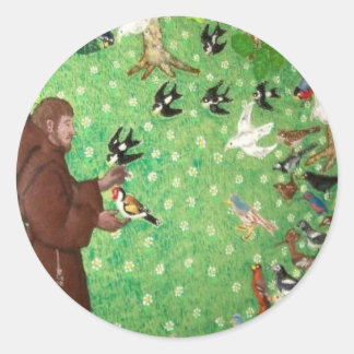 Saint Francis of Assisi Classic Round Sticker