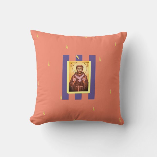 Saint Francis of Assisi Cushion (Front)