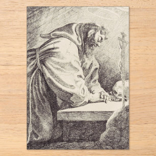 Saint Francis of Assisi Founder of the Franciscan Acrylic Invitations