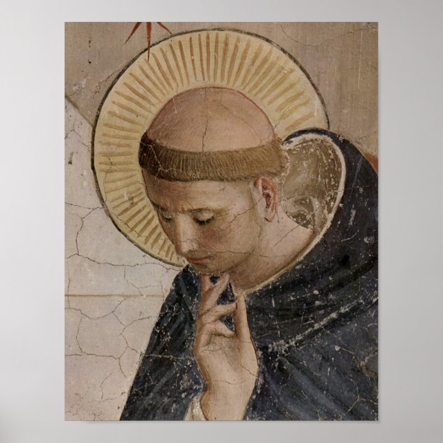 Saint Francis of Assisi  in Contemplation Poster (Front)