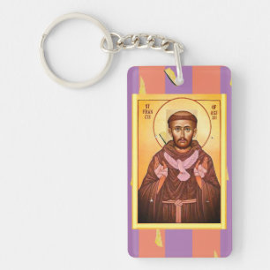 Saint Francis of Assisi Key Ring