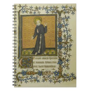 Saint Francis of Assisi Mediaeval Manuscript Notebook
