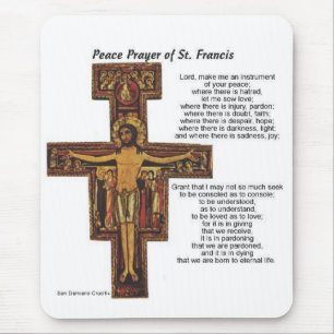 Saint Francis of Assisi Mouse Pad