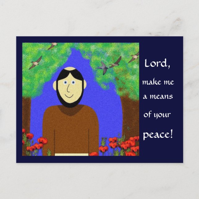 Saint Francis of Assisi Postcard (Front)