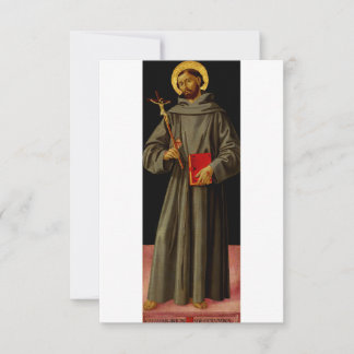Saint Francis of Assisi Sacred Holy Card