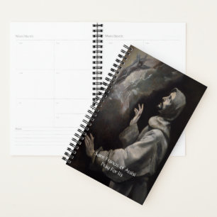 Saint Francis of Assisi Serenity Prayer Planner