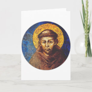 Saint Francis of Assisi The Canticle of Creation Card
