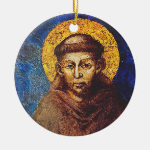 Saint Francis of Assisi The Canticle of Creation Ceramic Ornament