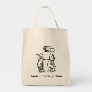 Saint Francis of Assisi tote bag