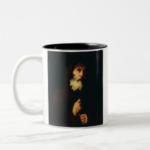 Saint Francis of Paola Two-Tone Coffee Mug