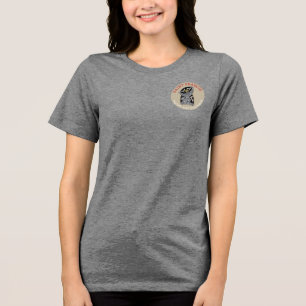 Saint Francis Parish Logo T-Shirt (Dark Women) Tri-Blend Shirt