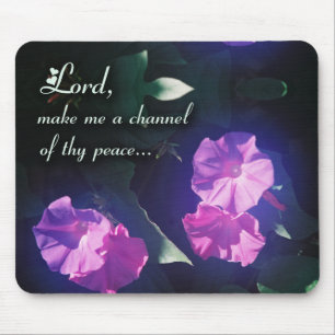 Saint Francis Prayer mousepad