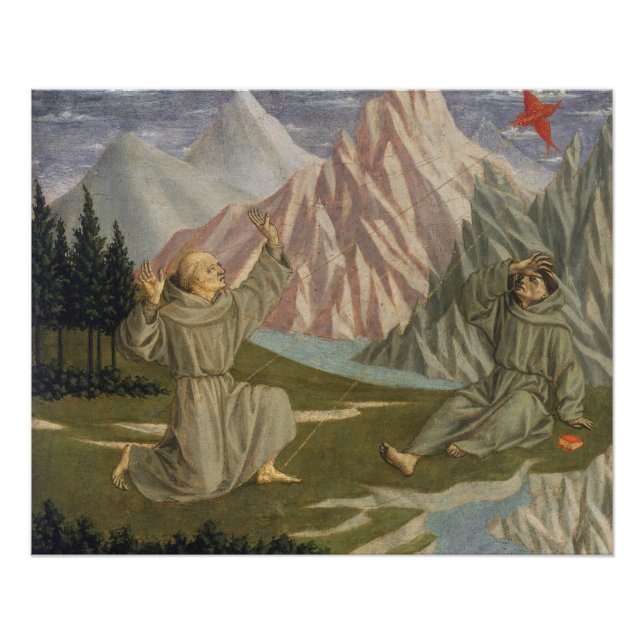 Saint Francis Receiving the Stigmata, c. 1445-50 Poster (Front)